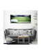 Wandbild Segeltuch Hochwertiger Druck Rugby Ball 125x50 cm