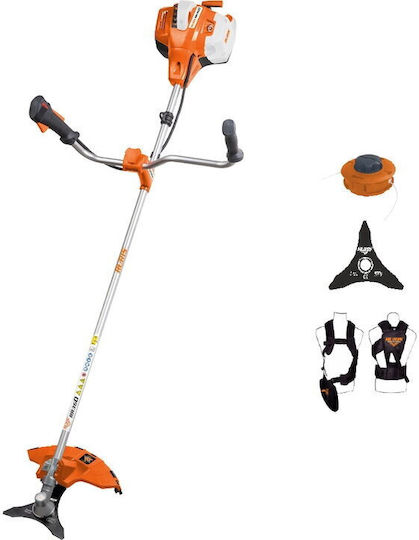 Ruris Motocoasă Ruris Rr360 2.4 Cp 36.3 Cm3 2-timpi Lățime De Tăiere 255 Mm Pornire Manuală 1 L Benzină Autocut Lamă Cu 3 Dinți