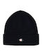 Beanie Unisex Σκούφος Πλεκτός σε Navy Μπλε χρώμα