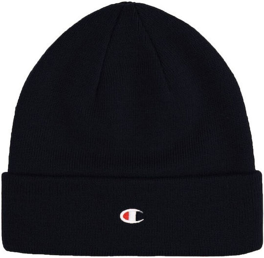 Beanie Unisex Beanie Knitted in Navy Blue color