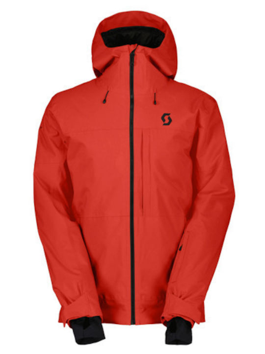Scott Ultimate Dryo 10 419900SCT_TRB_RED Ανδρικό Μπουφάν για Σκι & Snowboard Κόκκινο