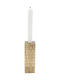 Kare Design Serpente Candle Holder in Gold Color 5x15x5cm 1pcs