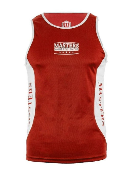 Sport Masters Ανδρική Κοντομάνικη Μπλούζα 04804-02XS για Boxing Κόκκινη