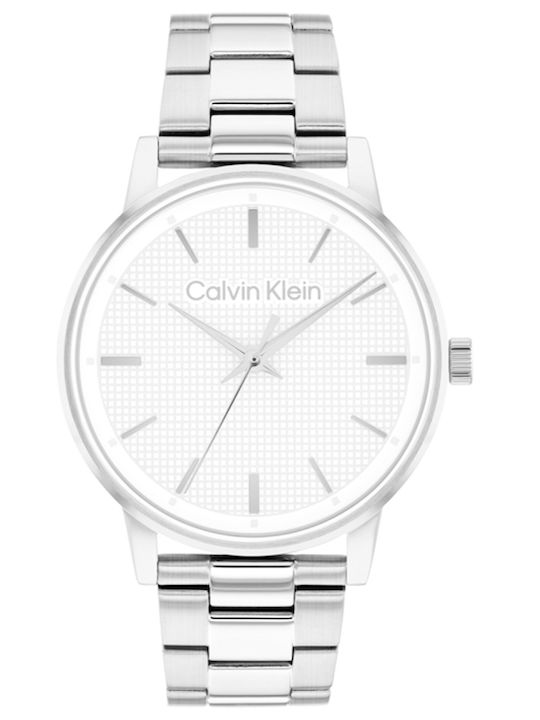 Calvin Klein Мъжки Часовник 41mm На Батерия със Сребриста Метална Гривна