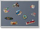 Tulup Magnet Notice Board 60x40cm