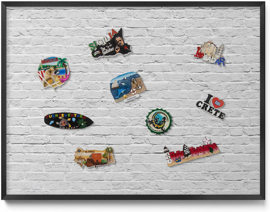 Tulup Табло за съобщения Магнит 80x60см
