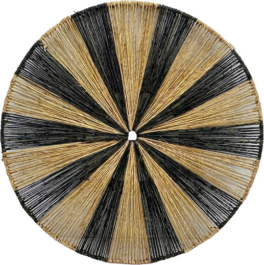 InTheBox Wall Decor Plate Irida Black 41x6x41cm 5 Pieces