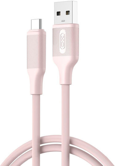 XO USB-C zu Lightning Kabel Rosa 1m
