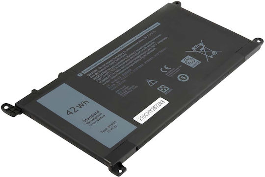Avizar Battery Pc Dell Chromebook 3180 11.4v Li-polymer 3684mah 42wh Black