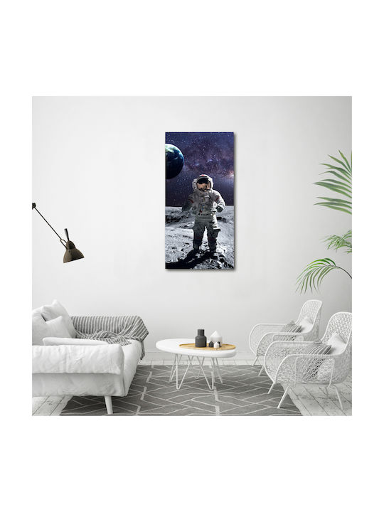 Wall Canvas Painting Ideal Everyday Decoration Astronaut 60x120 Cm