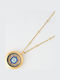 The Gem Stories Necklace Eye Gold Plated
