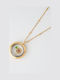 The Gem Stories Necklace Horseshoe Gold Plated
