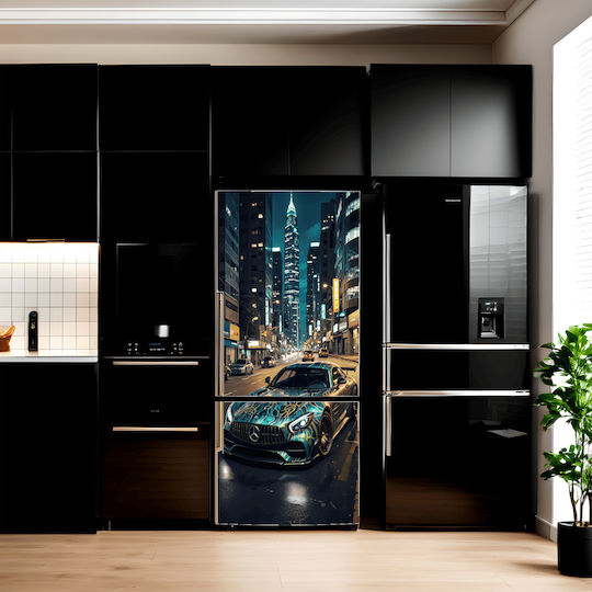Printed Color Foil Refrigerator Decor Size 200 X 90cm Model Avx-fr09