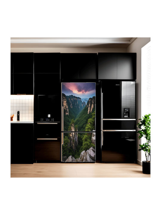 Decor Frigider din Foliă Imprimată Colorată Dimensiune 200 X 90cm Model Avx-fr11