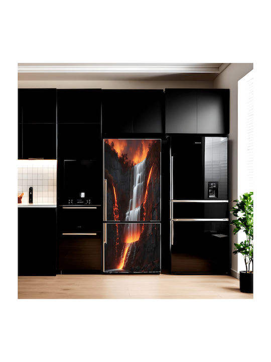 Decor Frigider din Folie Colorată Imprimată Dimensiune 200 X 90cm Model Avx-fr19