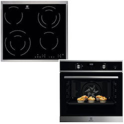 Electrolux Deasupra Blatului cu Plite Ceramice EOD5H70X + EHF6342XOK Electrolux Deasupra Blatului cu Plite Ceramice EOD5H70X + EHF6342XOK