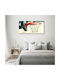 Interior Decoration Canvas Painting Basketball Hoop 140x70 Cm