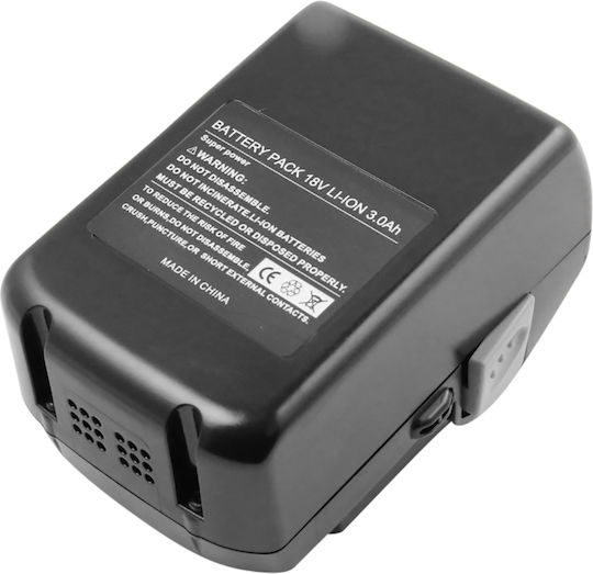 Avizar Ersatzbatterie Hitachi Cr 18dsl Werkzeug Li-Ion 18V 3000mAh 54Wh Schwarz