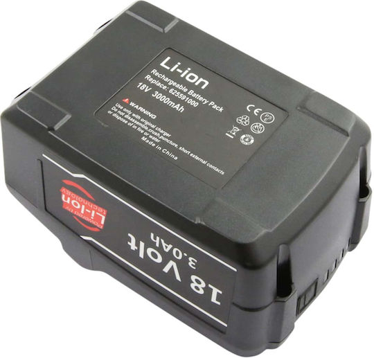 Avizar Battery Metabo Bs 18 18v Li-ion 3000mah 54wh Black