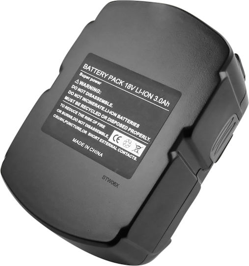 Avizar 18v Li-ion 3000mah Battery 54.0wh Hitachi C 18dlx Portable Tool Black