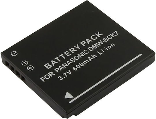 Avizar Li-ion 600mAh Kamera-Batterie Panasonic Lumix Kompatibel Dmw-bck7 Schwarz
