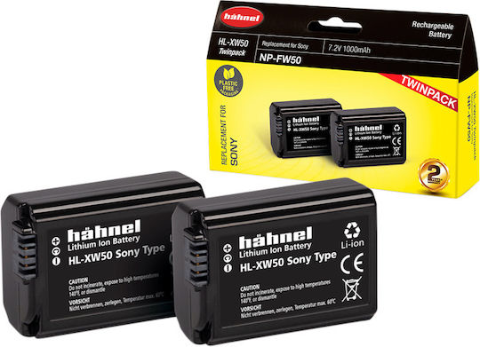 Hahnel Batterie Sony Hl-xw50 Np-fw50 Twin Pack