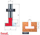 Freza Profil T-slot 52 Vârf Carbură Z=2 Coadă D 28.58 52-52212p
