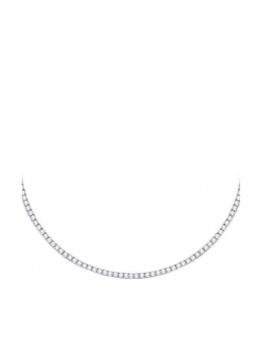 Κολιέ Ριβιέρα Morellato Tresori Ασήμι 925 Ζιργκόν 3.00mm Saiw314