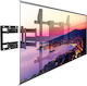 Techly Tv Mount Ultra Slim Επικλινόμενη Βάση Διπλό Βραχίονα Tv 65”-110” Full-motion Έως 120kg
