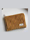 Miss Minimal Mini Pouch Mustard Velvet 22 X 16 Cm