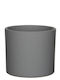 Atmosphera Ghiveci Ceramică Gri 17x17εκ.