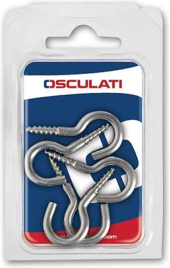 Osculati Γαντζάκι Στριφώνι Inox 44x4mm Σετ 5τμχ