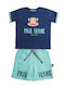 Kids' Set with Shorts Summer 2pcs Blue