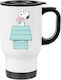 Купа Термос Snoopy 450ml Бяла