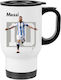 Κούπα Θερμός Messi 450ml Λευκή