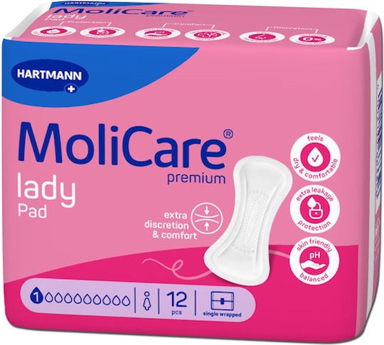 Hartmann Molicare Premium Женски Инконтинентни Подложки 12бр