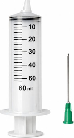 Violak Спринцовка 60ml Хранене Малък Нос Luer Slip Игла 21g 1 ½