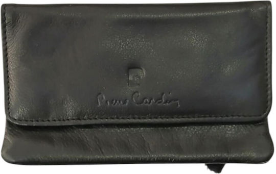 Pierre Cardin Tobacco Pouch Genuine Leather Black Colour 99400