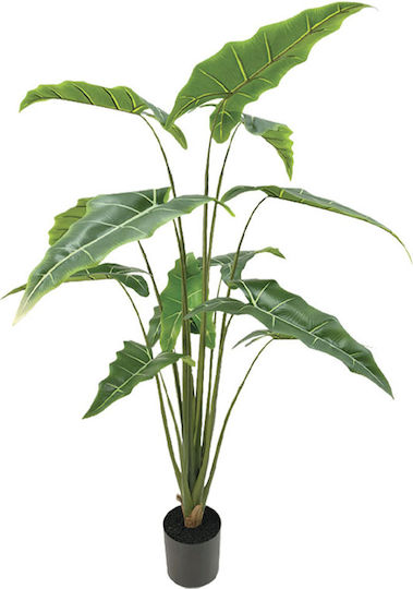 Arbore Artificial de Exterior Alocasia Real Touch Plastică Green 180cm Marhome