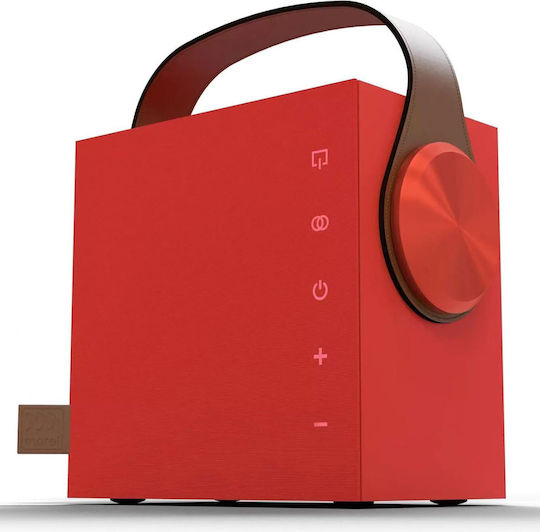 Morel Biggie Ηχείο Bluetooth 60W με Διάρκεια Μπαταρίας έως 20 ώρες Ruby Red