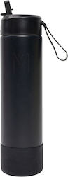 MontiiCo Flasche Thermoskanne 700ml Schwarz MontiiCo Flasche Thermoskanne 700ml Schwarz