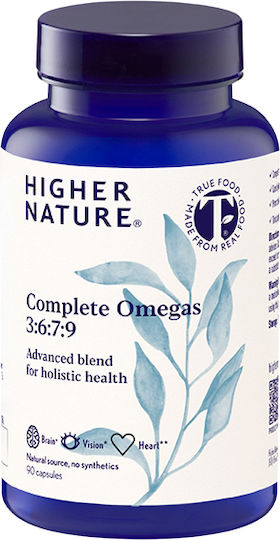 Higher Nature Complete Omegas 3:6:7:9 551мг 24иу 90 капси