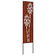 vidaXL Garden Decoration Metal 32x1.7x140cm 876216