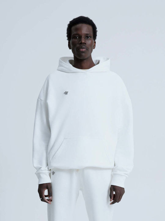 Magic Bee Φούτερ με Κουκούλα Off White