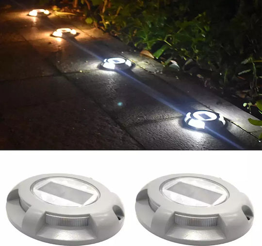 Solar Light Floor 0.7W 10lm Cold White 6000K with Motion Sensor and Photocell IP65