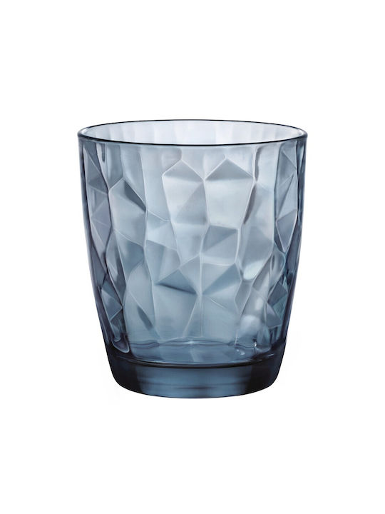 Bormioli Rocco Set Gläser Wasser aus Glas in Blau Farbe 6Stück