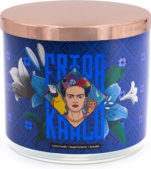 Frida Kahlo Frida Pflanzliches Kerze 3 Dochte 400ml Kaschmir Vanille