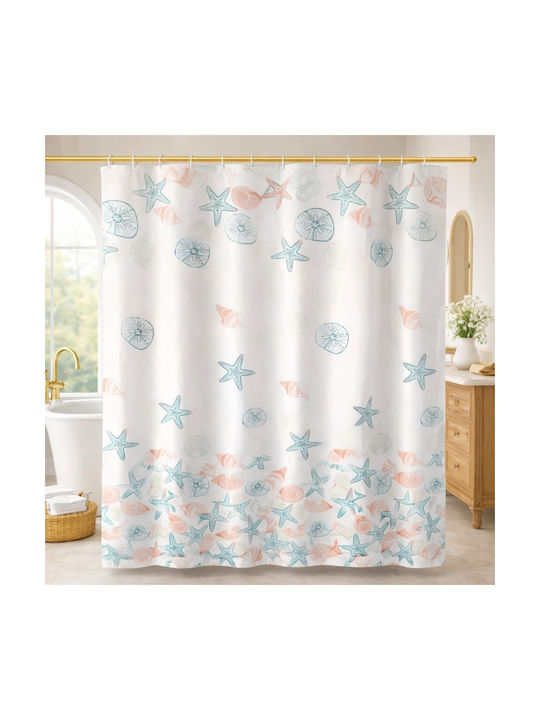 My Home Luxury Shower Curtain Fabric 180x180cm