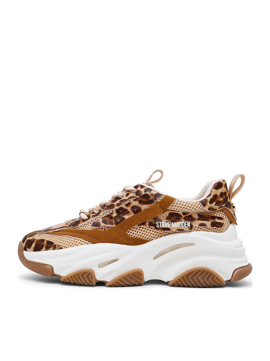 Steve Madden Possession-e Turnschuhe Leop / Tan