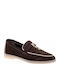 Leather Women's Loafers in Brown Color